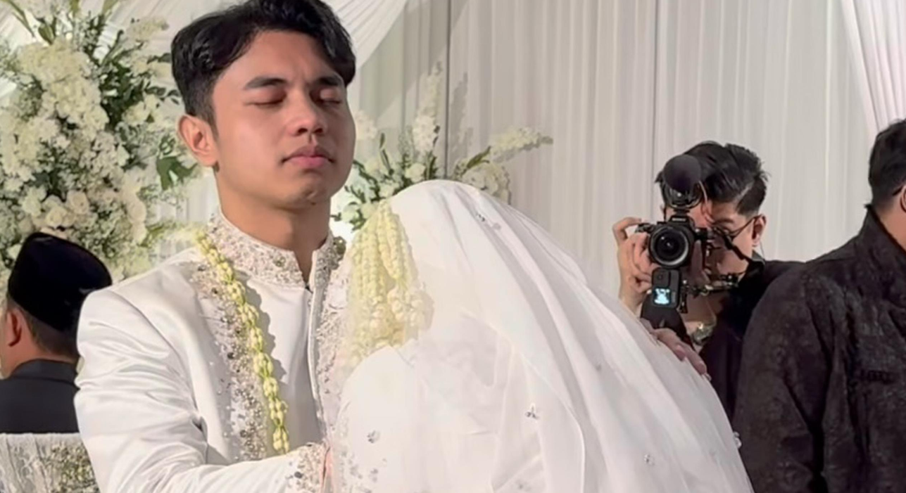 Resepsi pernikahan konten kreator Fiki Naki dan Tina. (dok. Screenshoot Instagram @fikinakii)