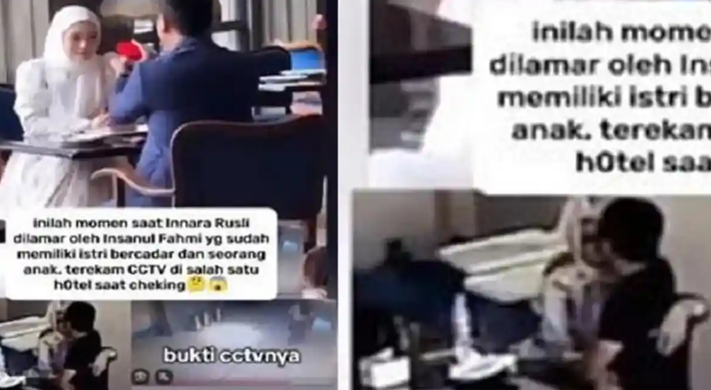 Video romantis yang menampilkan Inara Rusli dan Insanul Fahmi beredar di media sosial. (Instagram alrafaeyza_ilham/instagram)
