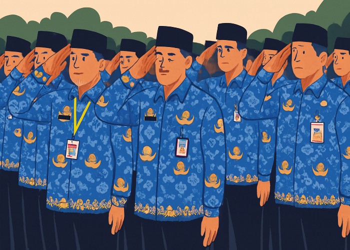 Ilustrasi PNS.