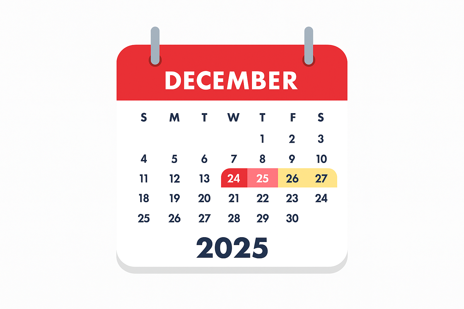 Ilustrasi libur dan cuti bersama Desember 2025.