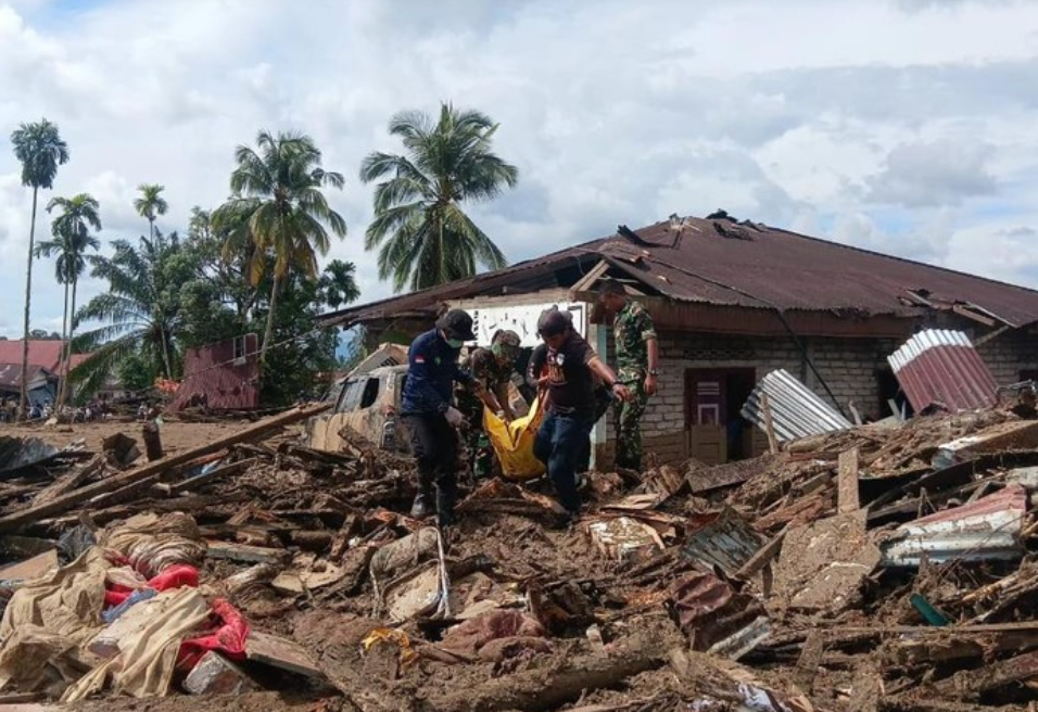 Banjir bandang dan longsor di Agam, Sumbar (Foto: dok. Istimewa)
