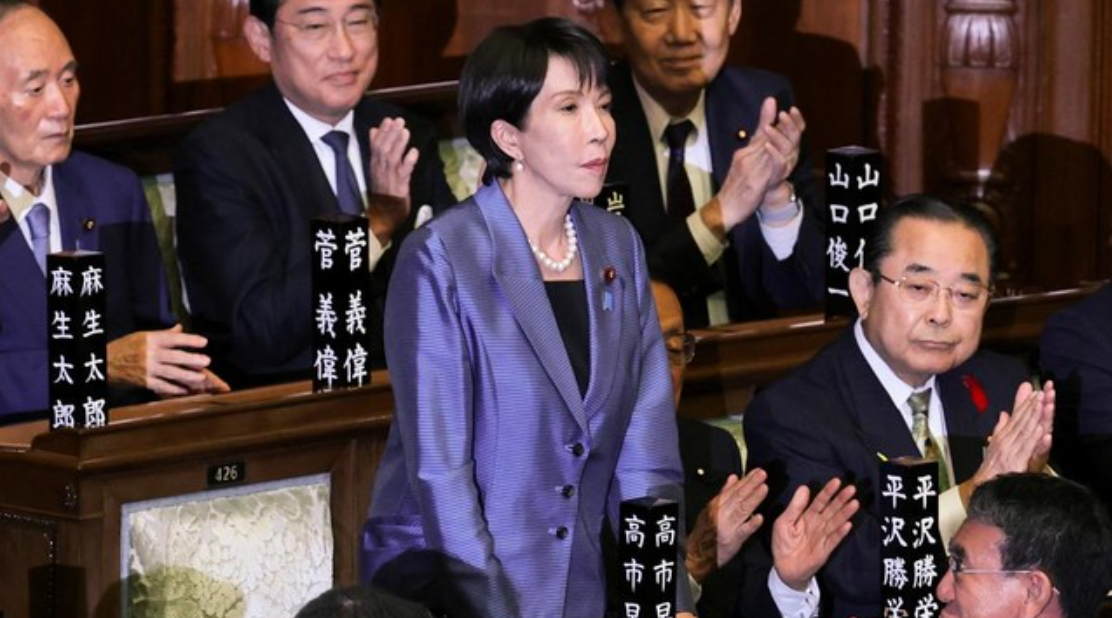Perdana Menteri Jepang Sanae Takaichi menyampaikan bela sungkawa untuk Indonesia dan Thailand usai banjir dahsyat melanda sejumlah wilayah di negara tersebut. (Foto: REUTERS/Kim Kyung-Hoon
