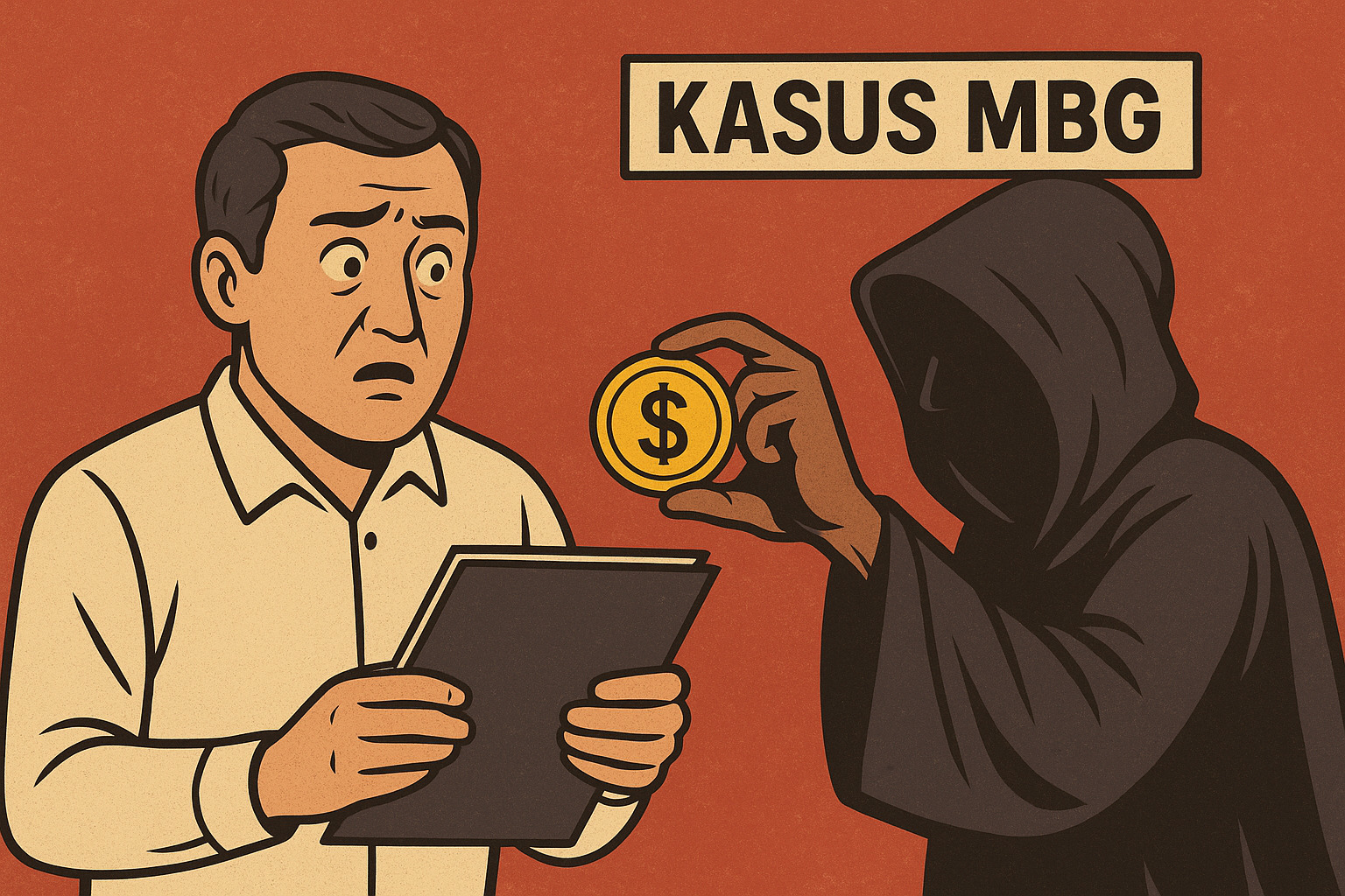 Ilustrasi kasus penipuan program MBG.