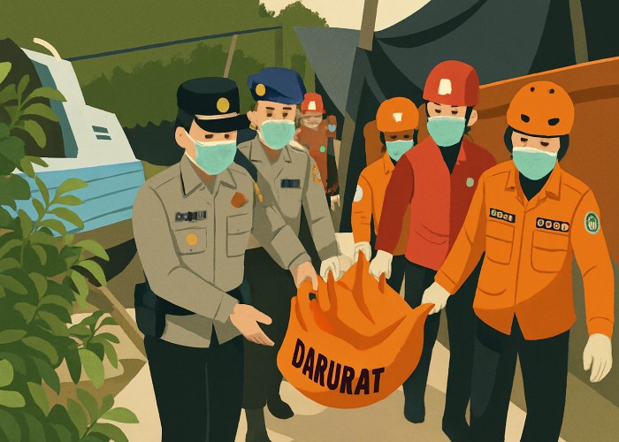 Penemuan mayat mister X di Perairan Mandangin Sampang.