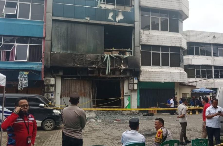 Gedung kantor PT Terra Drone Indonesia di Jalan Letjen Suprapto, Cempaka Baru, Jakarta Pusat, Rabu (10/12/2025).(Kompas.com/Dian Erika)