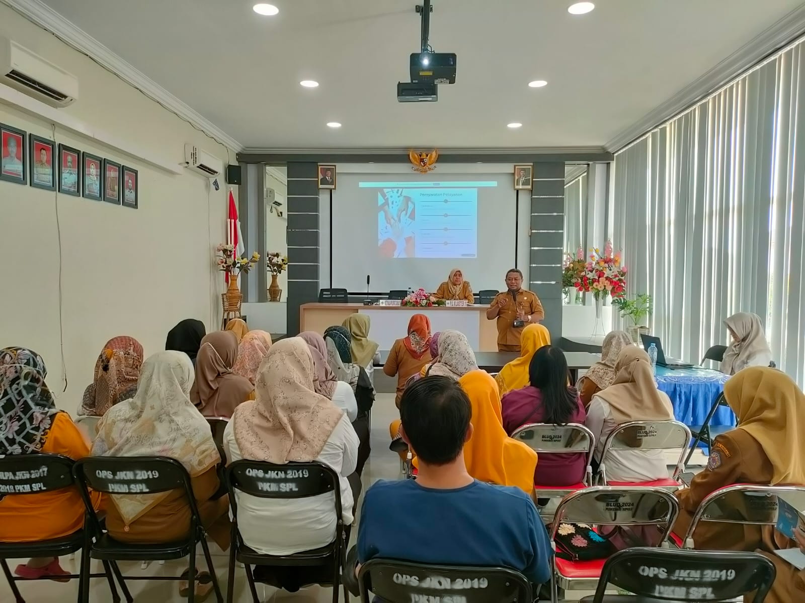 Petugas Puskesmas Sepulu saat mengikuti kelas kompetensi SDM beberapa waktu lalu