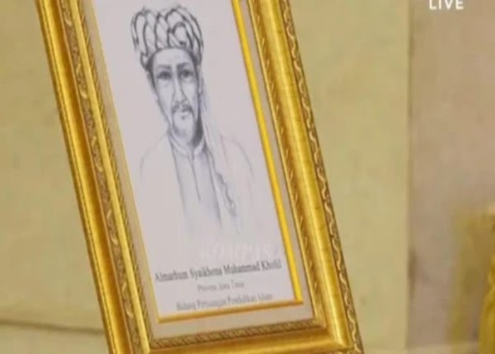 Sketsa Resmi Kiai Kholil Bangkalan.
