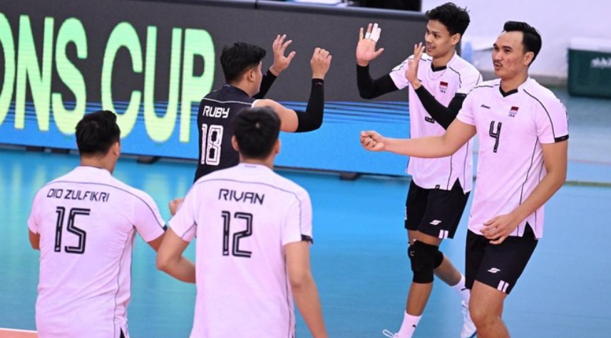 Timnas Voli Putra Indonesia lolos ke final SEA Games 2025. (Foto: Dok. PBVSI)