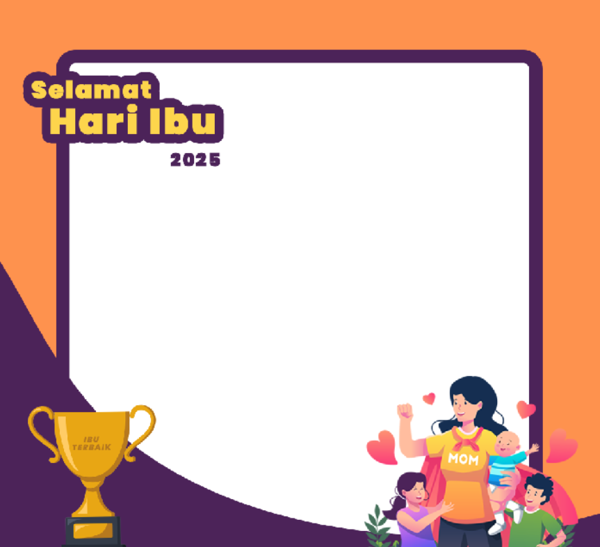 Twibbon Hari Ibu 2025 (Foto: Bingkai.id Detikcom)