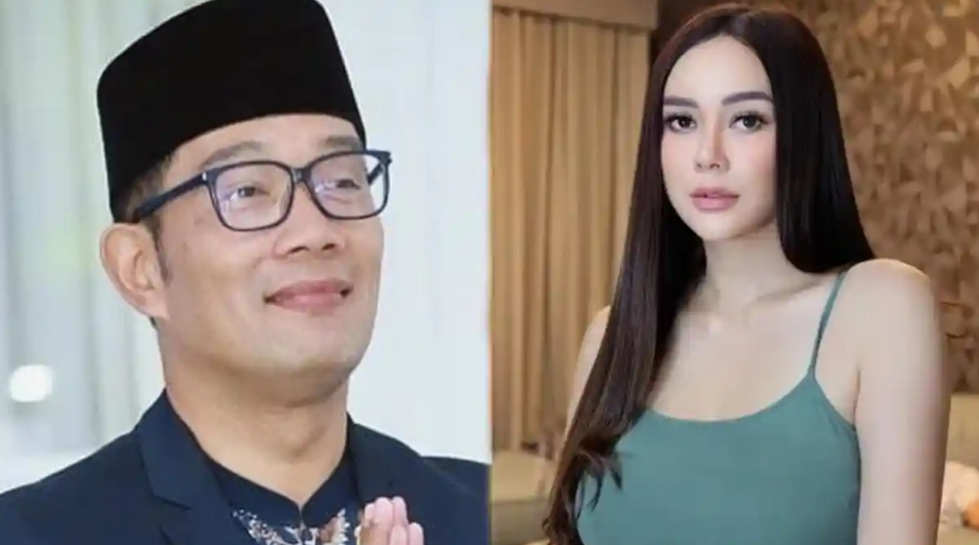 Kolase Foto Ridwan Kamil dan Aura Kasih. (Instagram/@ridwankamil/@aurakasih)