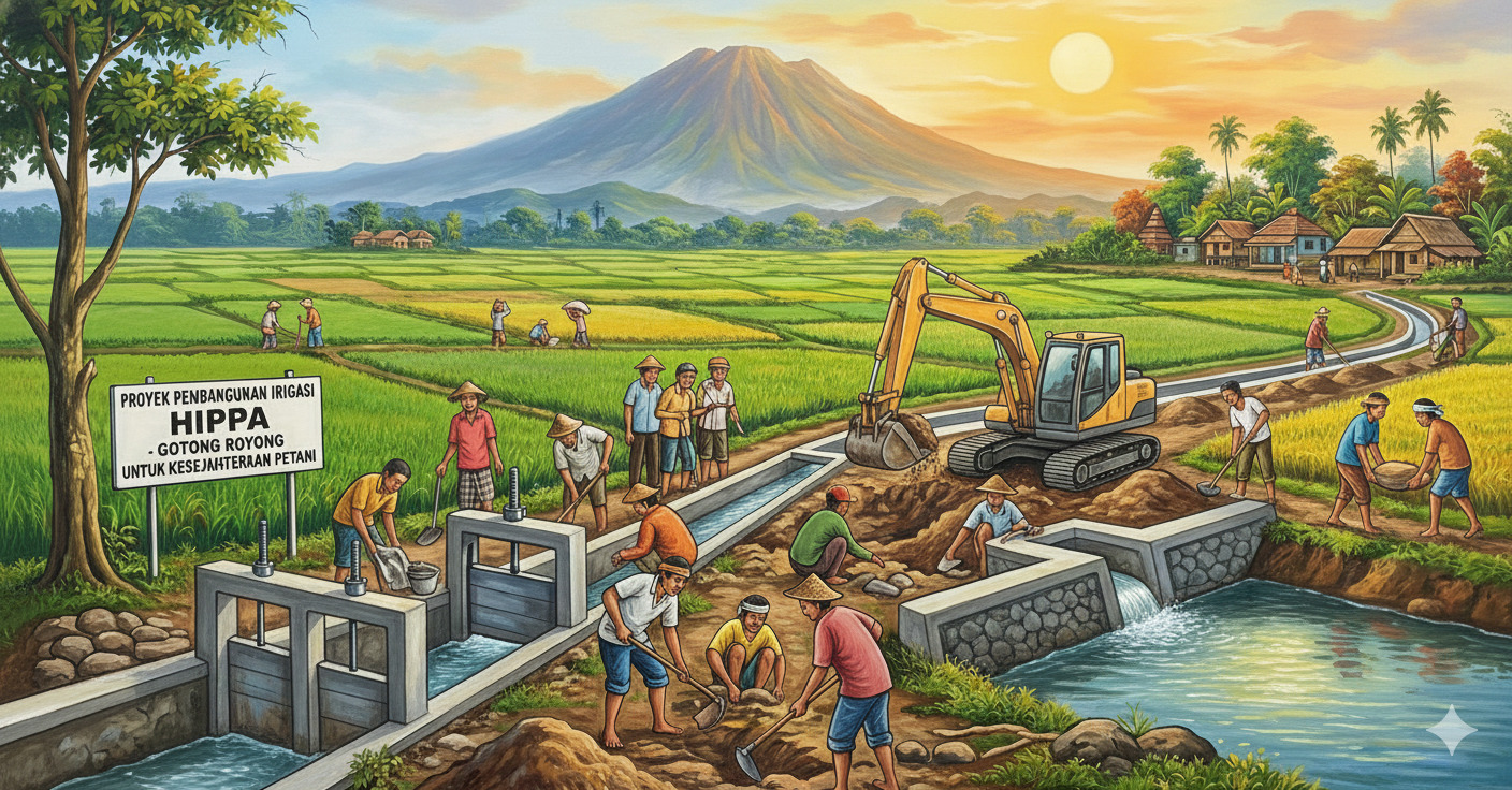 Ilustrasi pembangunan HIPPA.