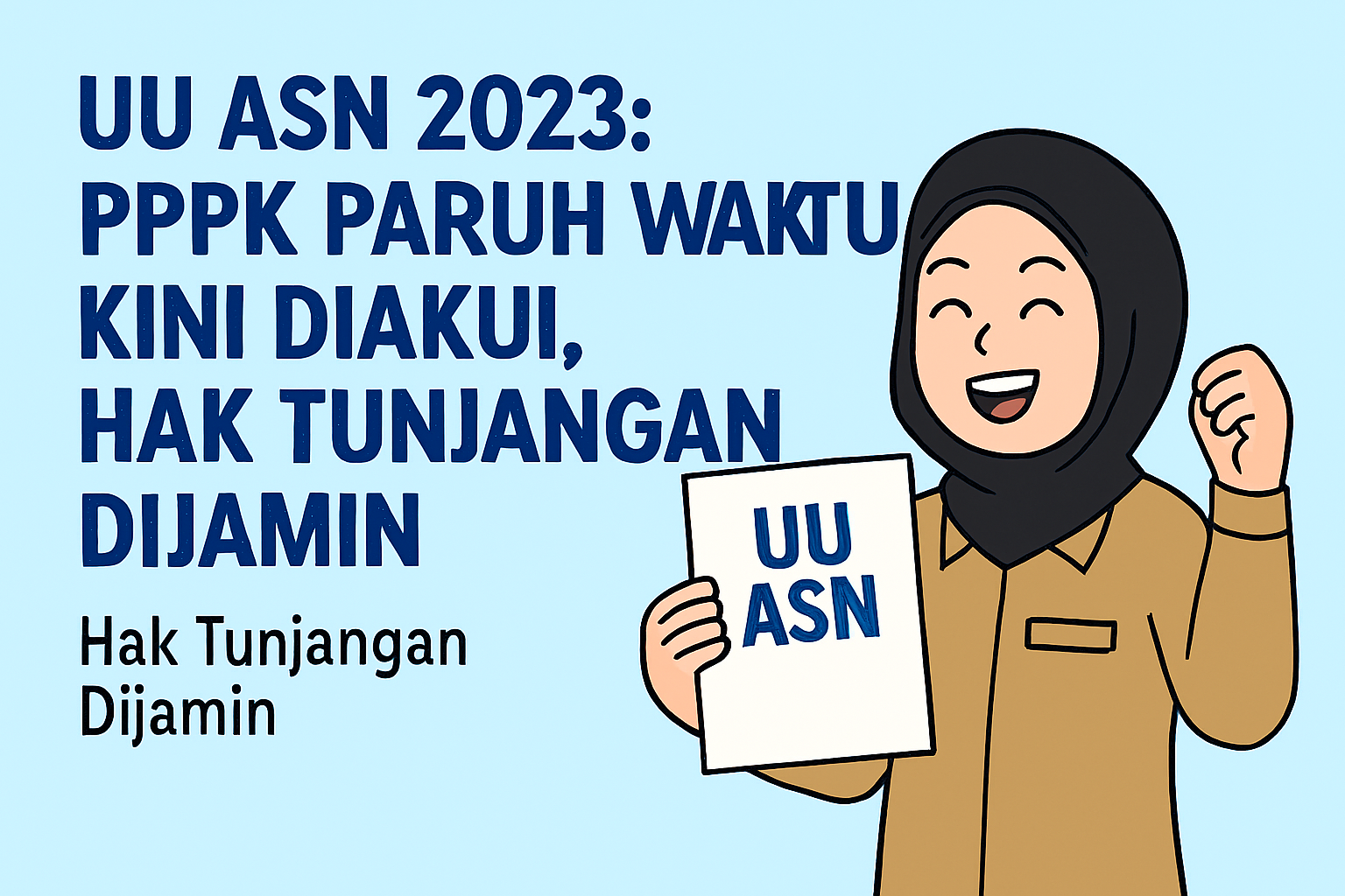 Ilustrasi ASN PPPK Paruh Waktu.