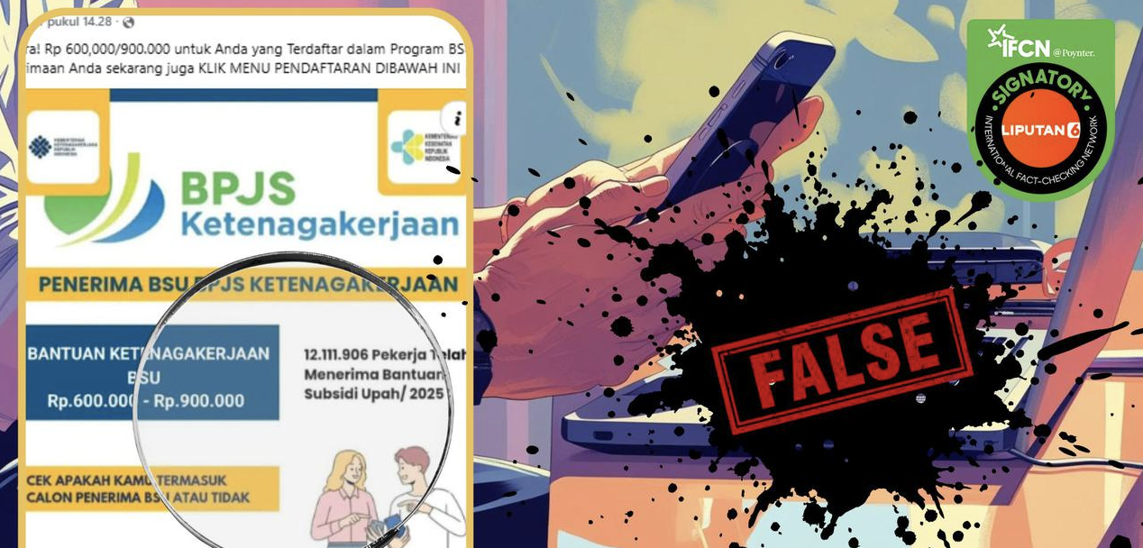Penelusuran klaim link untuk cek status penerima BSU Desember.
