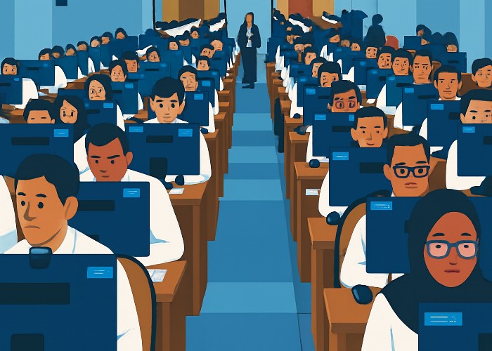 Ilustrasi seleksi PPPK.