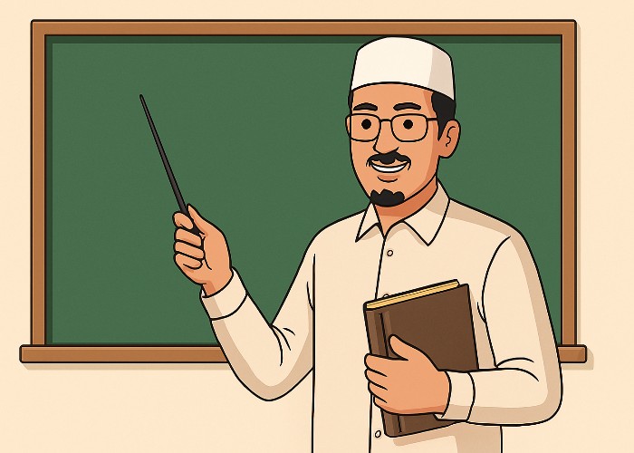 Ilustrasi guru.
