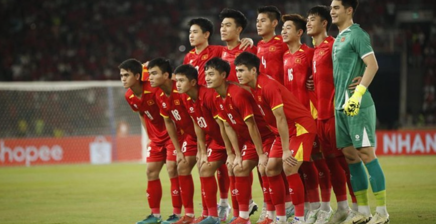 Timnas Vietnam U-23. (Foto: Rifkianto Nugroho/detikcom)