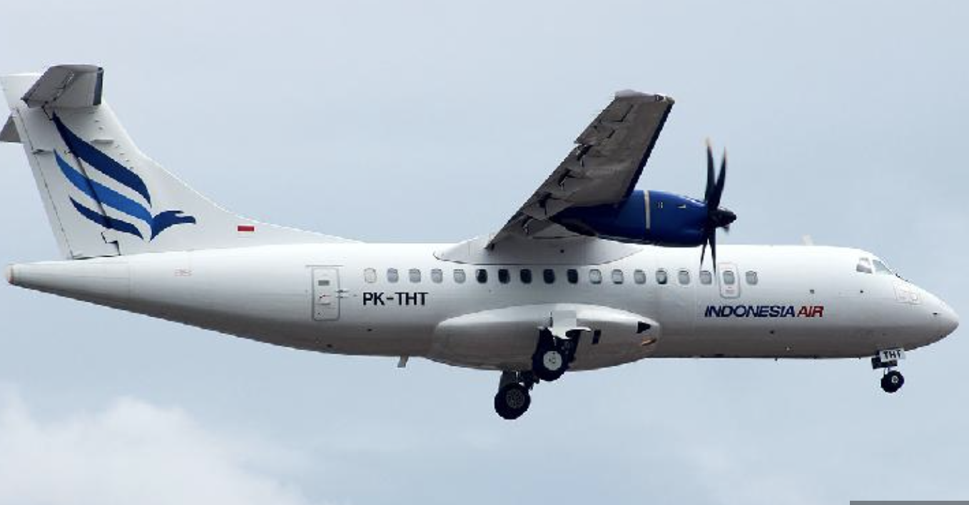 Pesawat jenis ATR 42-500. Shutterstock