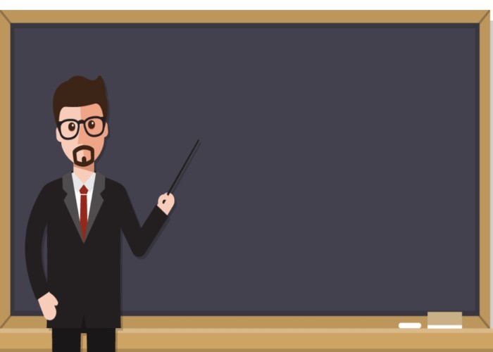 Ilustrasi guru.