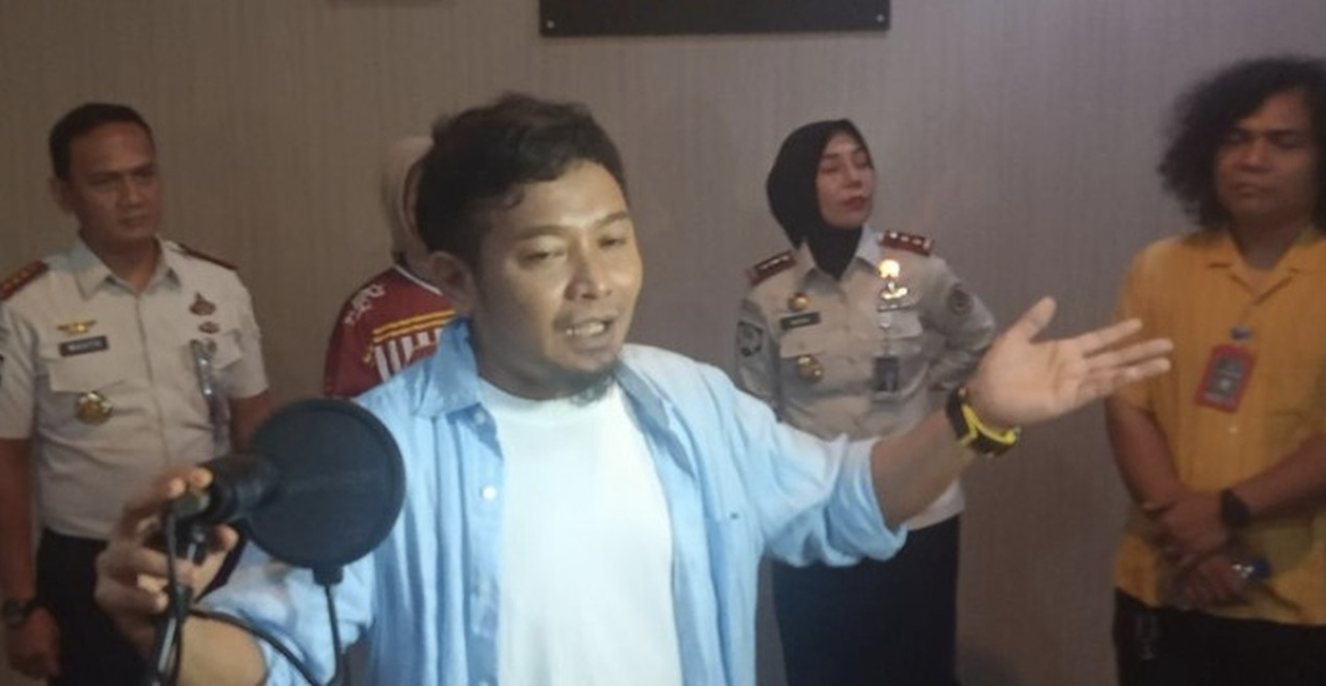 Zul Zivilia saat ditemui di Lapas Gunung Sindur. Foto: Ahsan/detikhot