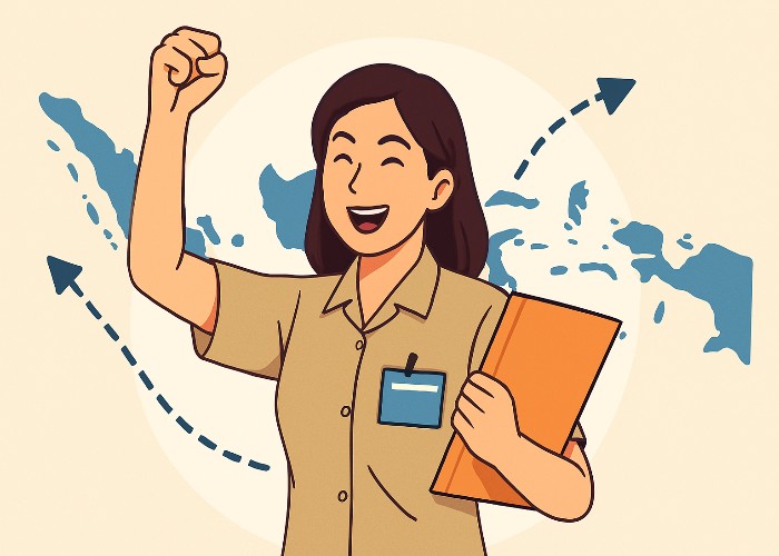 Ilustrasi guru PPPK.