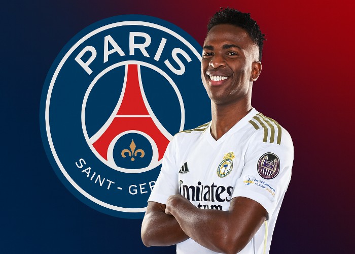 Drama "rayuan" PSG untuk Vinicius Junior.