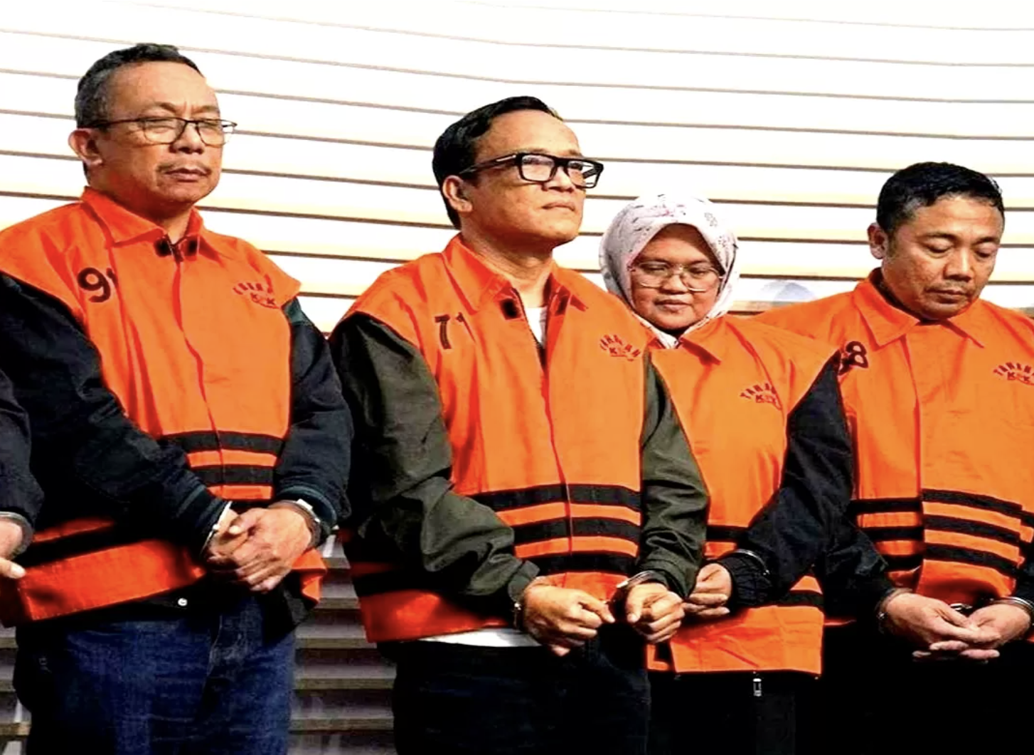 Wakil Menteri Ketenagakerjaan Immanuel Ebenezer menjadi anggota Kabinet Merah Putih era Prabowo Subianto pertama yang menyandang status tersangka korupsi.(Dok.KPK)