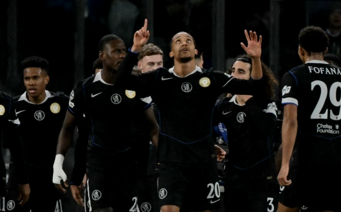 Hasil Napoli vs Chelsea di Liga Champions 2025-2026 berakhir dengan skor 2-3.  AFP/ALBERTO PIZZOLI
