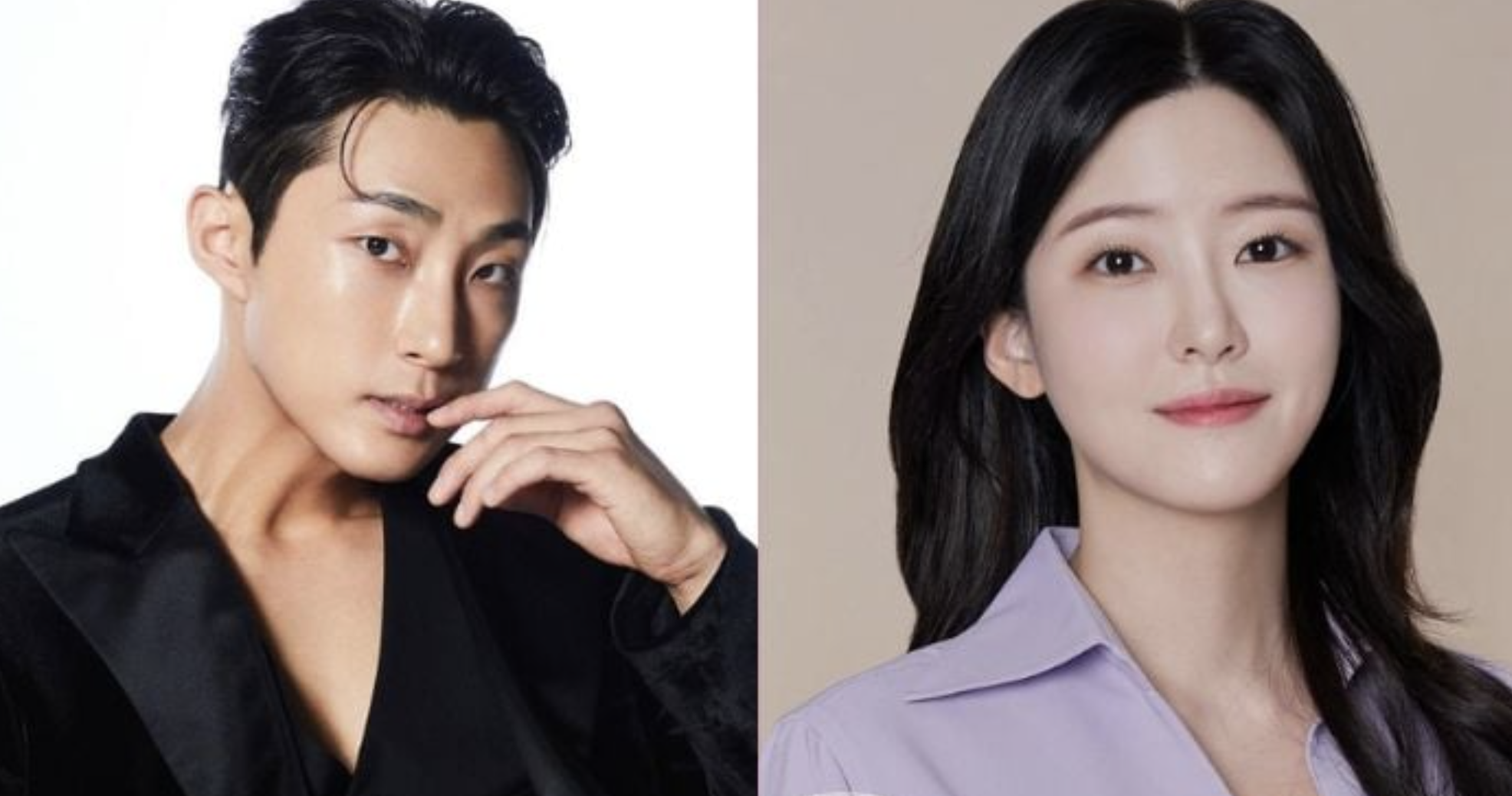 Aktor Baen Nara (kiri) dan Aktris Han Jae-ah (kanan) (Foto: Instagram/ @narajangvvv dan @hanjaeah)