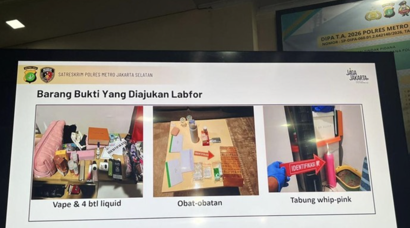 Barang bukti ditemukan dalam penyelidikan meninggalnya Lula Lahfah (Rumondang/detikcom)