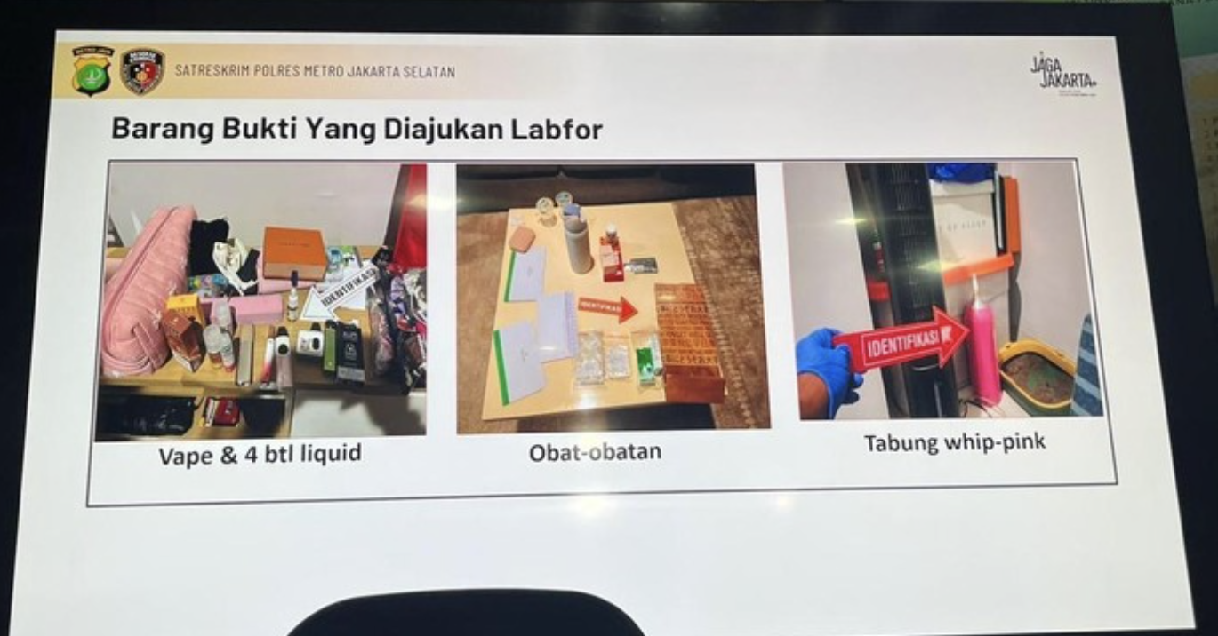 Foto: Polres Jaksel menggelar konpers soal tewasnya Lula Lahfah (Rumondang/detikcom)