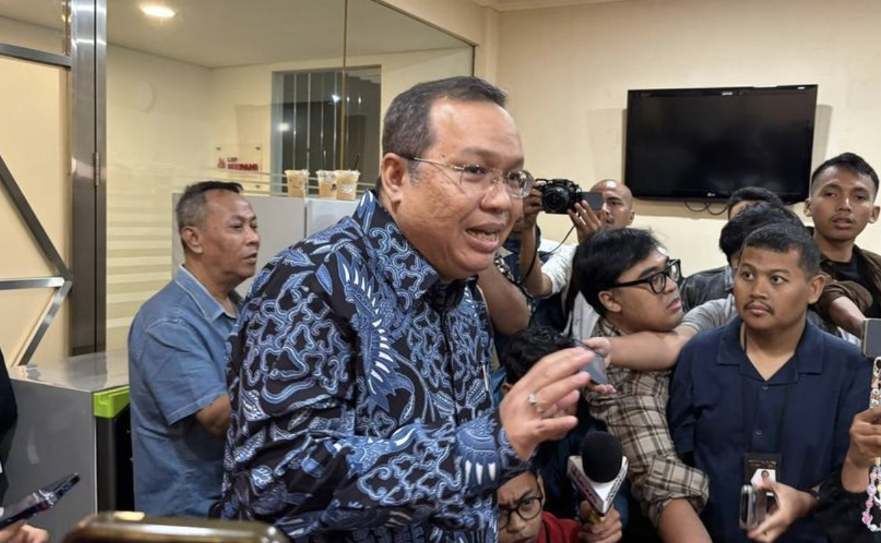 Foto: Direktur Utama BEI Iman Rachman mundur dari jabatannya Jumat, (30/1/2026). (CNBC Indonesia/Mentari Puspadini)