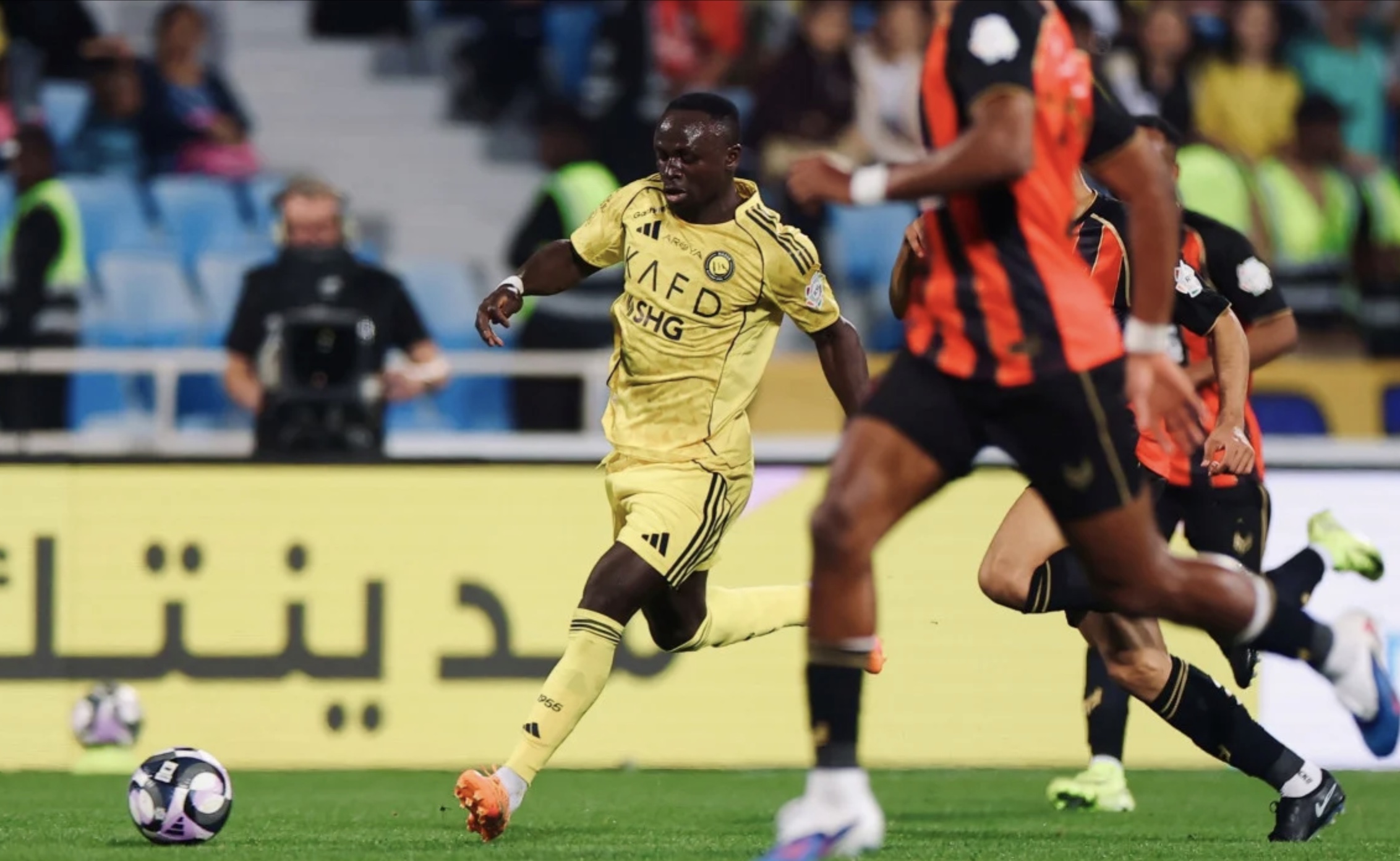 Sadio Mane dalam laga Al Riyadh vs Al Nassr, Senin (2/2/2026).