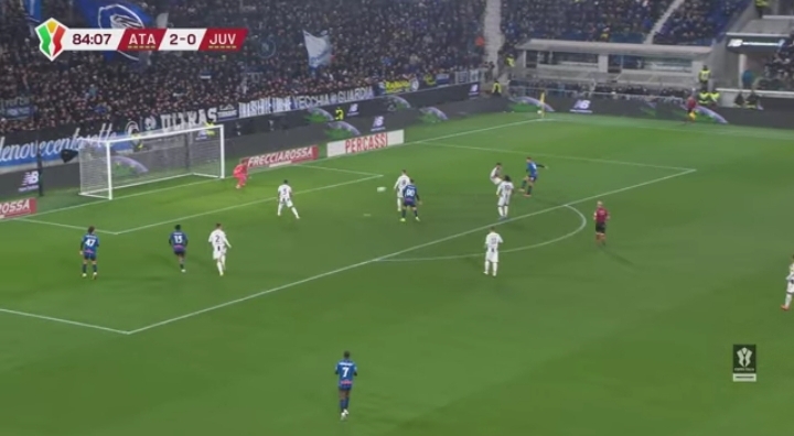 Cuplikan pertandingan Juventus Vs Atalanta.