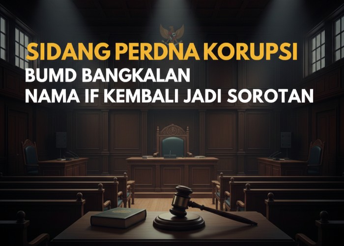 Ilustrasi Sidang Perdana Kasus Korupsi BUMD PD Sumber daya Bangkalan.