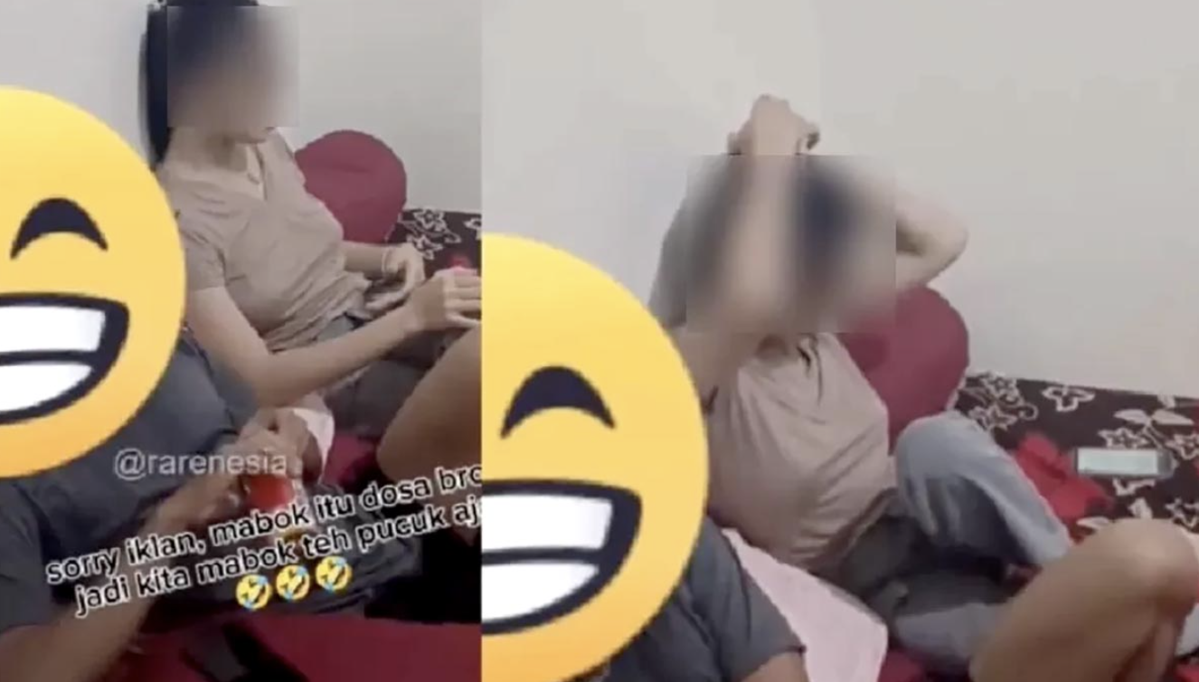 Netizen heboh berburu link video viral Teh Pucuk 17 menit di media sosial.