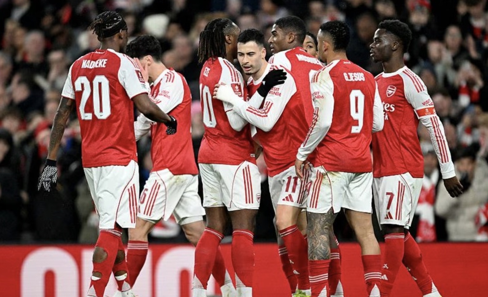 Selebrasi Arsenal (x/Arsenal)