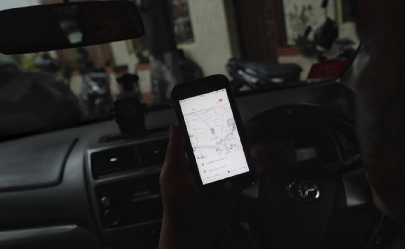 Menurut kepolisian, identigas penumpang taksi online yang diduga mesum sudah dikantongi dan segera di periksa. (CNN Indonesia/Adhi Wicaksono)