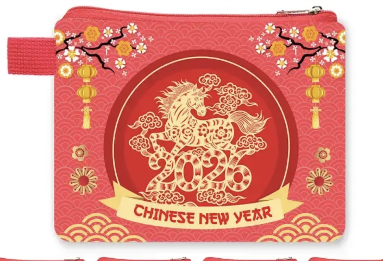 Pouch Imlek Ular Tahun 2025 Snake Chinese New Year.