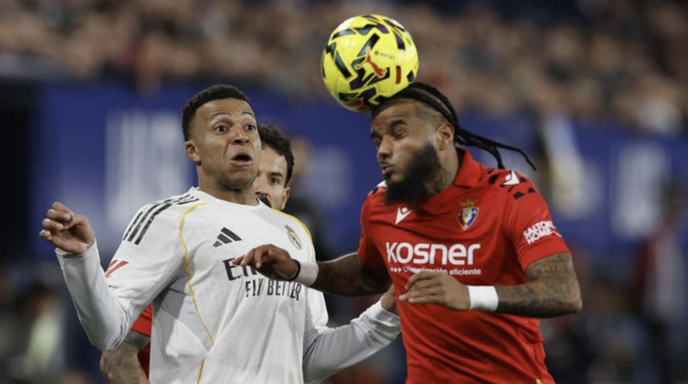 Real Madrid tersungkur di markas Osasuna dalam lanjutan Liga Spanyol. Foto: REUTERS/Vincent West