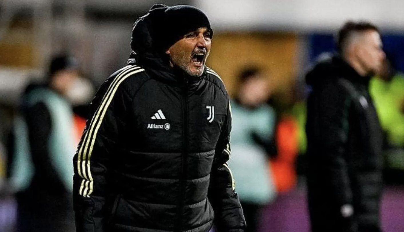 Luciano Spalletti memberi instruksi kepada pemain Juventus jelang laga krusial kontra Galatasaray di Allianz Stadium.