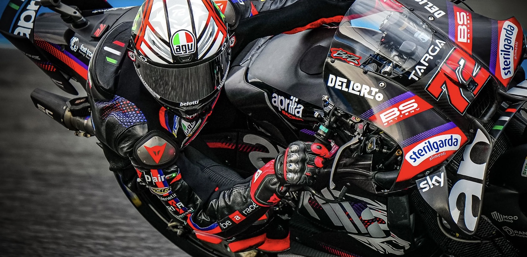 Bezzecchi Pecahkan Rekor Lap, Aprilia Dominan di Hari Pertama MotoGP Thailand. (Foto/MotoGP).