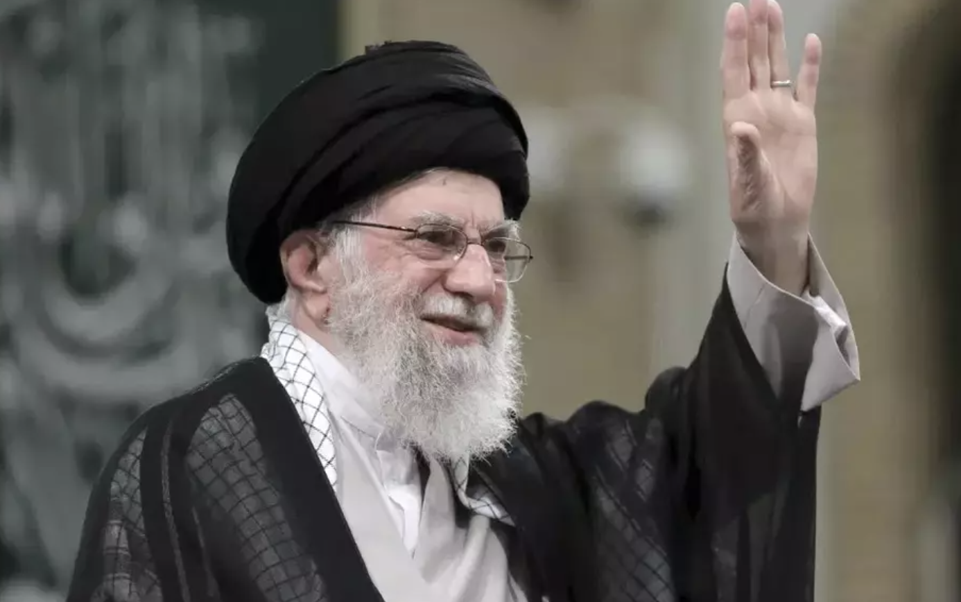 Pemimpin tertinggi Iran, Ayatollah Ali Khamenei. (Office of the Iranian Supreme Leader via AP)