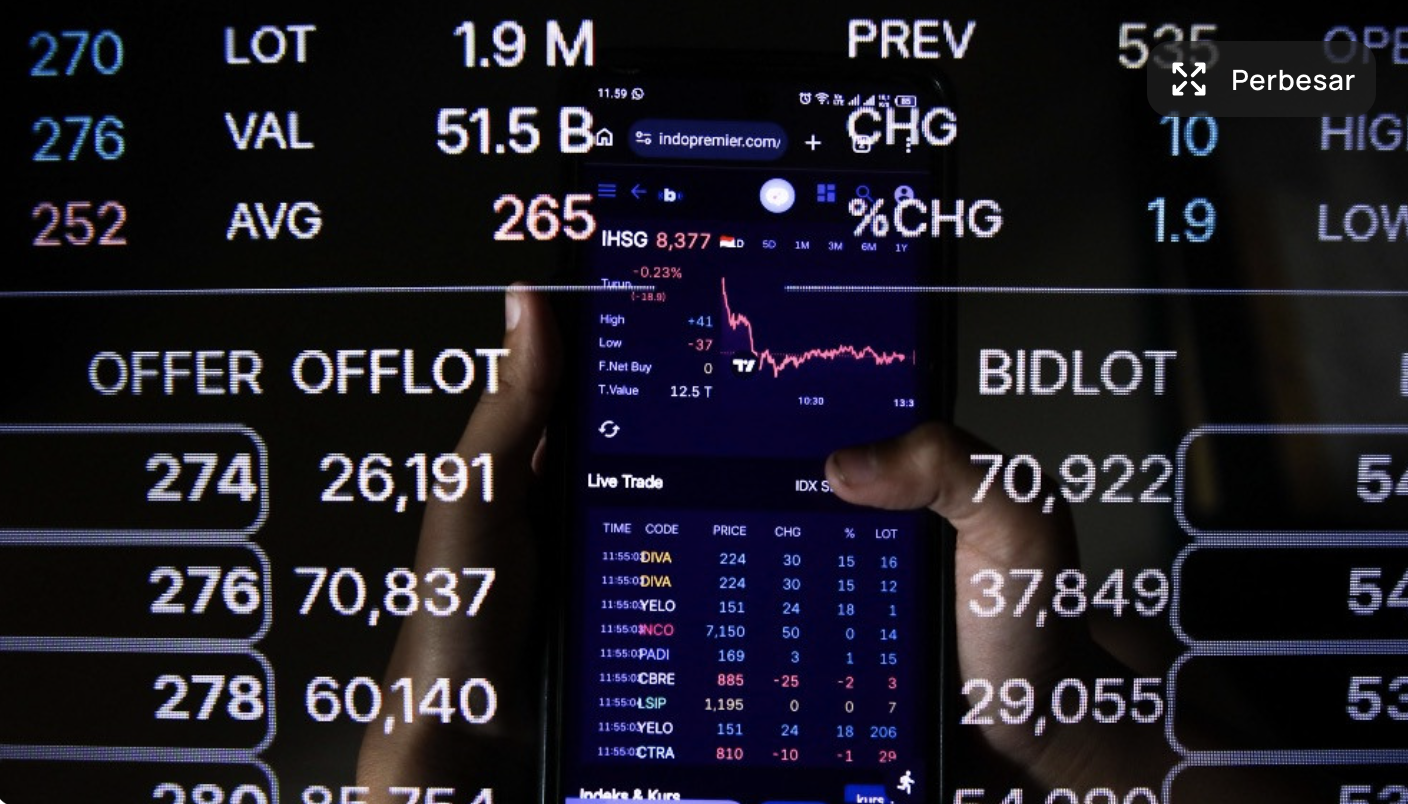 Investor mengamati layar pergerakan harga saham di Jakarta./JIBI/Bisnis/Arief Hermawan P