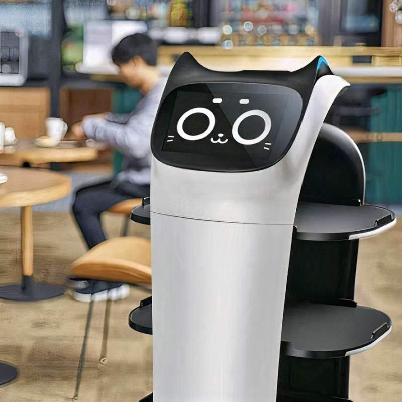 Robot pelayan restoran. Sumber Foto: Blibli