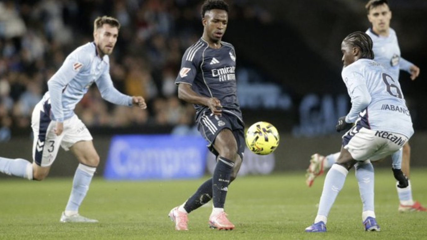 Real Madrid meraih kemenangan tipis atas Celta Vigo. (REUTERS/Miguel Vidal)