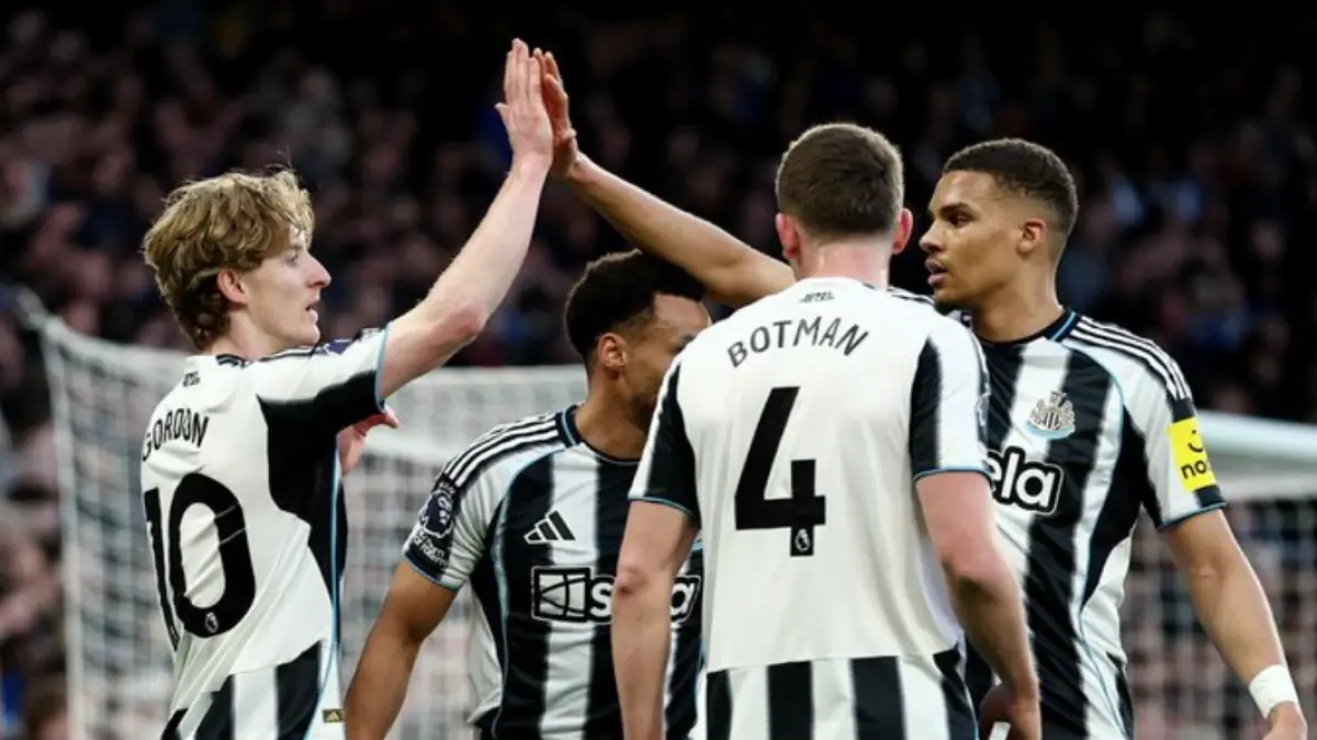 Newcastle United menang 1-0 di kandang Chelsea. (REUTERS/David Klein)