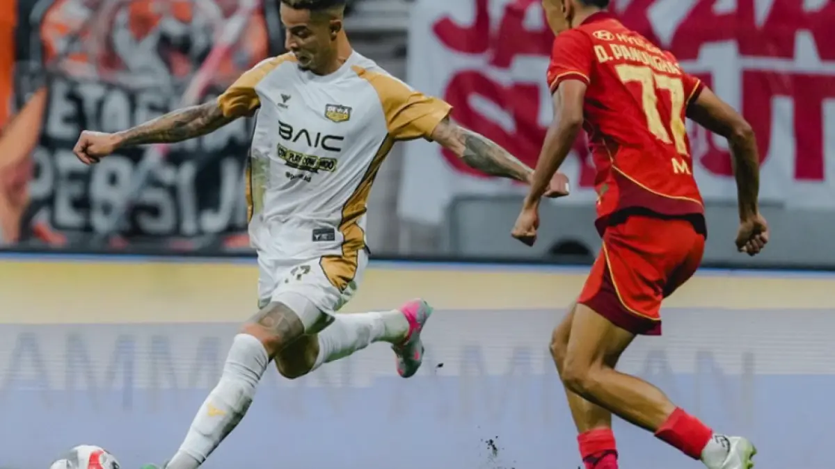 Laga Super League antara Persija Jakarta dan Dewa United(X @dewaunitedfc_)
