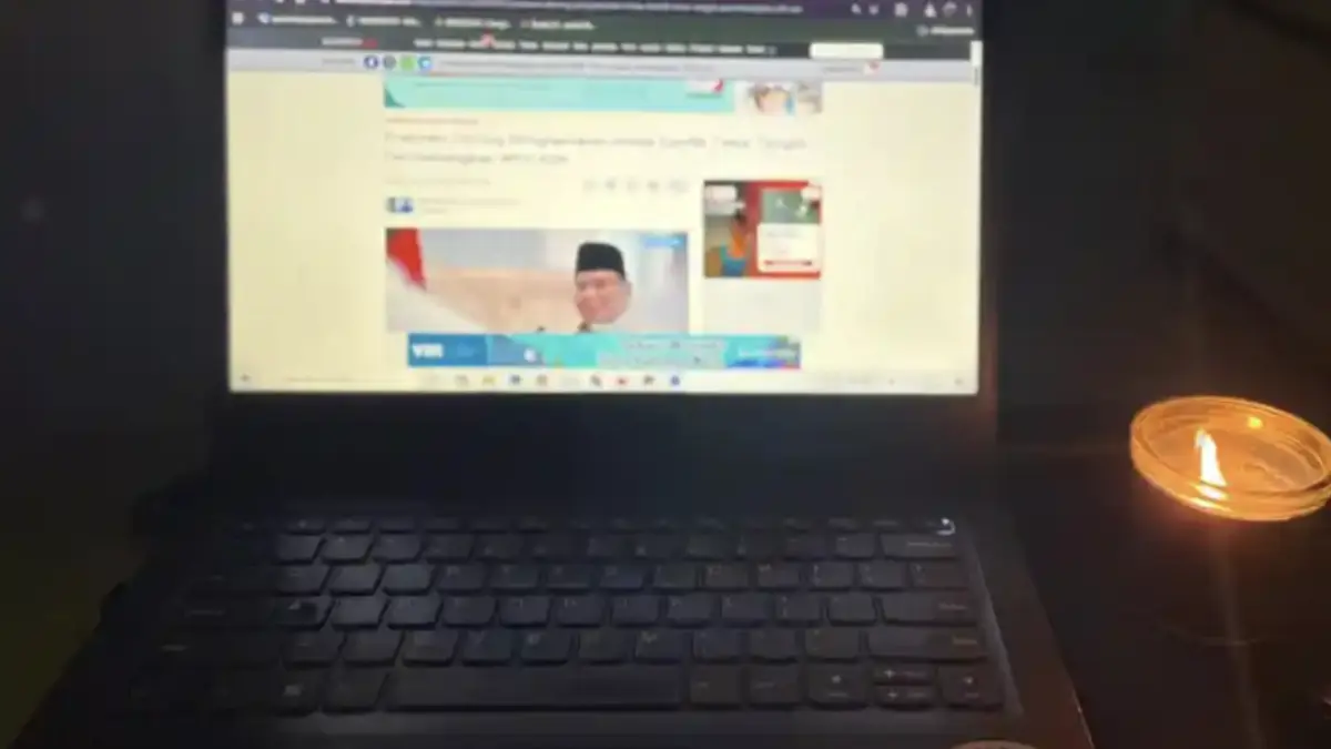 WFH 1 HARI SEMINGGU - Kondisi mati lampu di kota Bogor saat WFH.