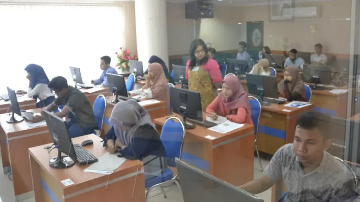 Ilustrasi UTBK SNBT. (Foto: Laman Universitas Airlangga).
