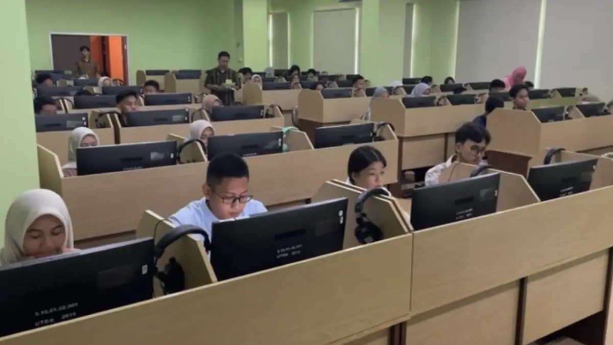UTBK 2025. Foto: CNN Indonesia TV.